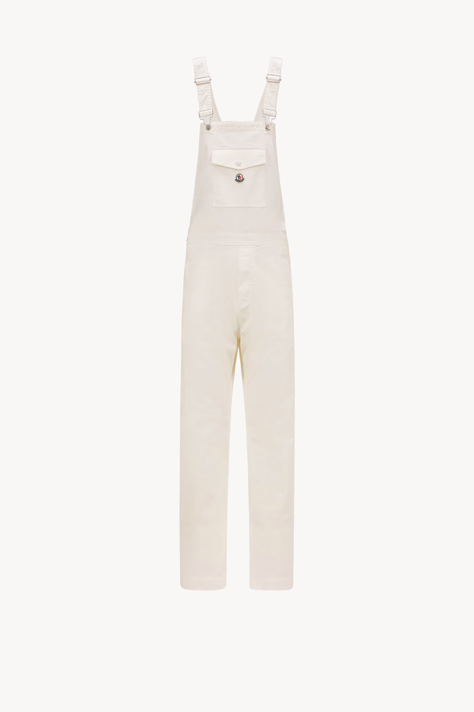 Peto de gabardina de algodón Blanco Moncler 2